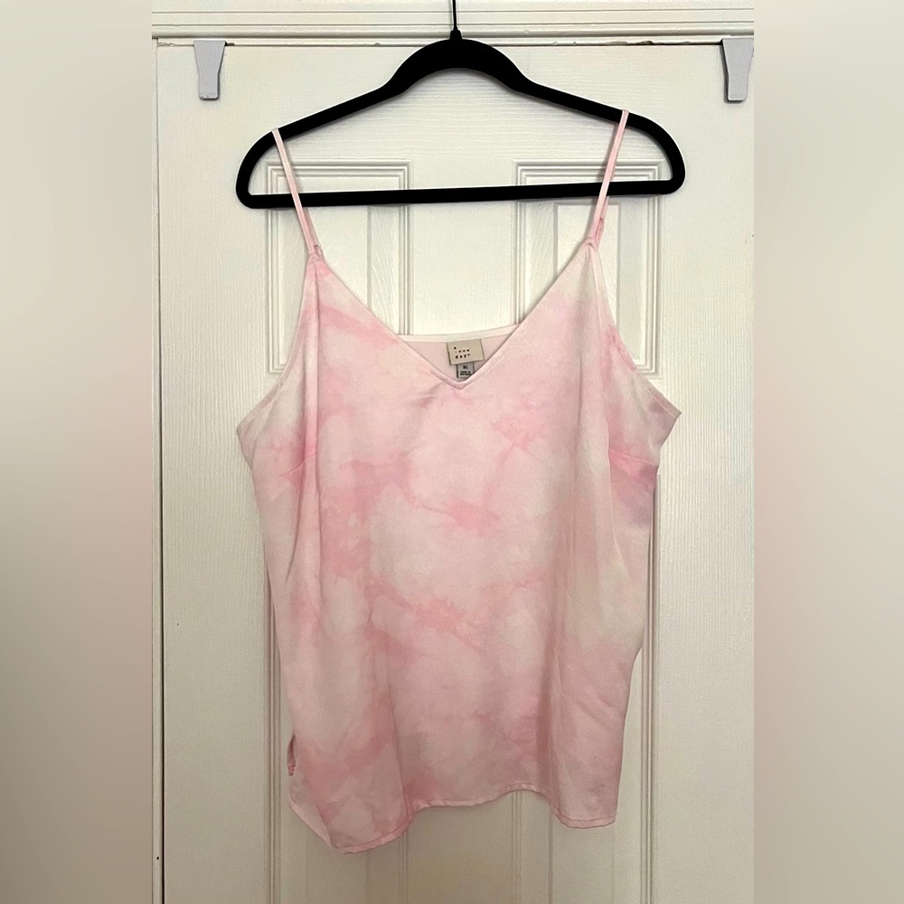 Pink Tie-Dye Tank